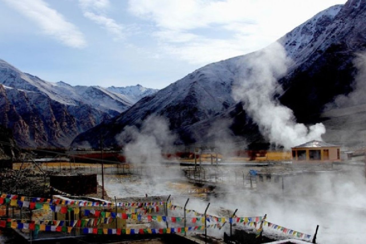 Chumathang Hot Springs